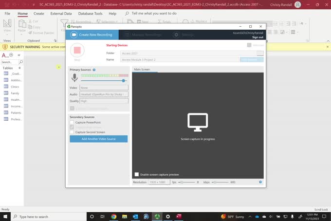 Access Module 3 Project 2